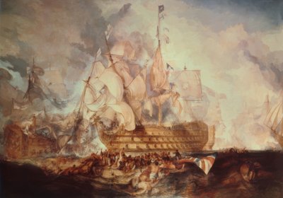 Trafalgarin taistelu tekijältä Joseph Mallord William Turner