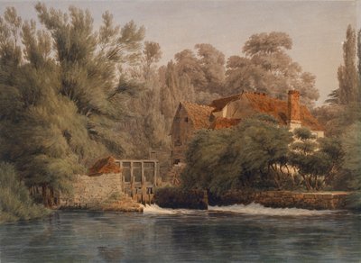 Iffley Mill, 1840-luku tekijältä Joseph Mallord William Turner