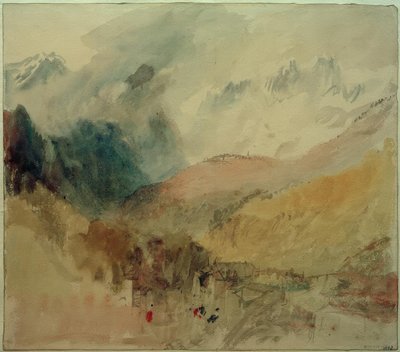 Mont-Blanc ja le Chetif katselevat Pre-Saint Didier