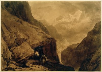 St Gothard -vuori tekijältä Joseph Mallord William Turner