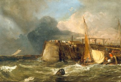 Vanha Margate Pier tekijältä Joseph Mallord William Turner