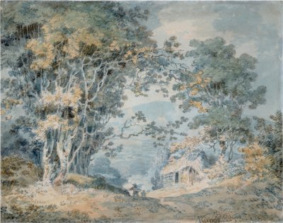 Rustics maaseuturadalla Hindheadissa, Surreyssa tekijältä Joseph Mallord William Turner