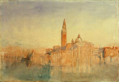 San Giorgio Maggiore at Sunset Hotel Europasta tekijältä Joseph Mallord William Turner