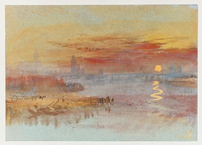 Punainen auringonlasku tekijältä Joseph Mallord William Turner