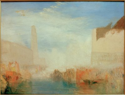 Venetsia: Piazetta ja Dogen vihkimisen seremonia tekijältä Joseph Mallord William Turner