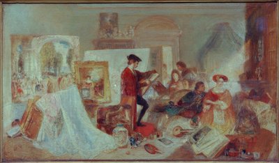 Watteau-tutkimus Fresnoyn sääntöjen mukaan tekijältä Joseph Mallord William Turner