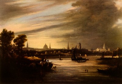 "Oxfordin länsinäkymä", 1800-luku, 1943. tekijältä Joseph Mallord William Turner