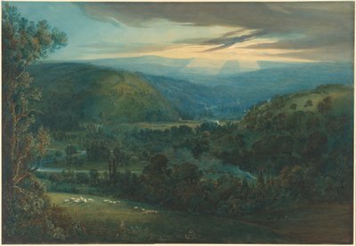 Aamunkoitto Devonin laaksoissa tekijältä William Turner of Oxford