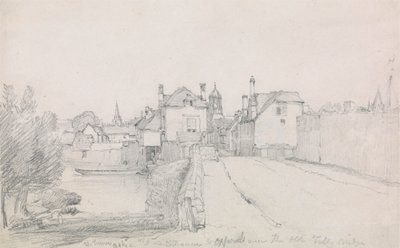 Oxford, Folly Bridge tekijältä William Turner of Oxford