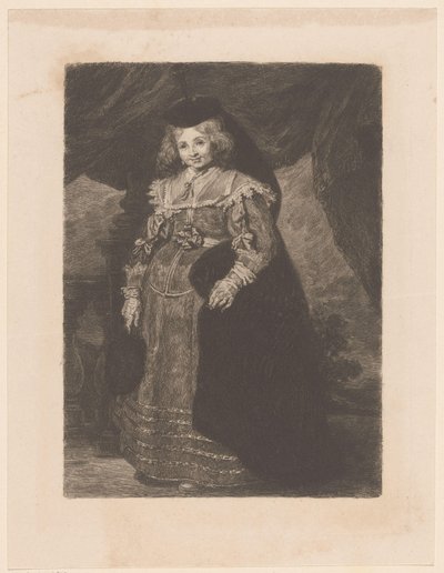 Portret van Emerentia van Beresteyn tekijältä William Unger