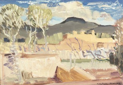 Taos (öljyä aluksella) tekijältä William Victor Higgins