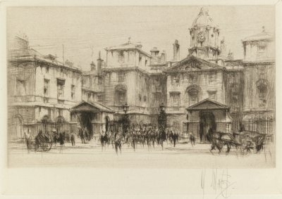 Lontoon setti: Horseguards tekijältä William Walcot