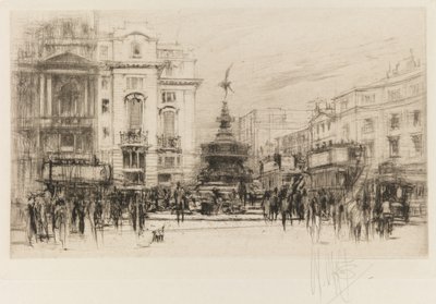 Lontoon lavasteet: Piccadilly Circus (Criterion Theatren kanssa) tekijältä William Walcot