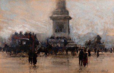Trafalgar Square (akvarelli) tekijältä William Walcot