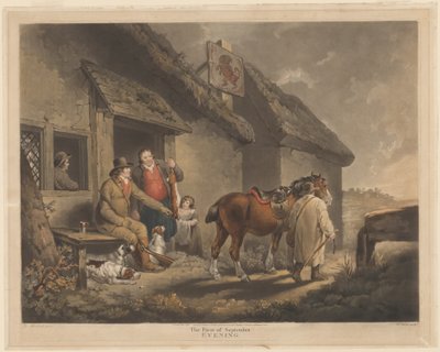 Ensimmäinen syyskuu, ilta tekijältä William Ward after George Morland