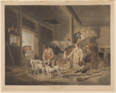 Syyskuun ensimmäinen aamu, aamu tekijältä William Ward after George Morland