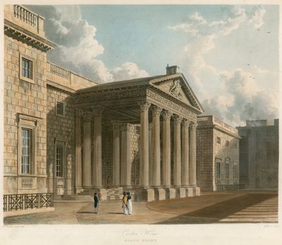 Carlton House, Lontoo, pohjoisrintama tekijältä William Westall