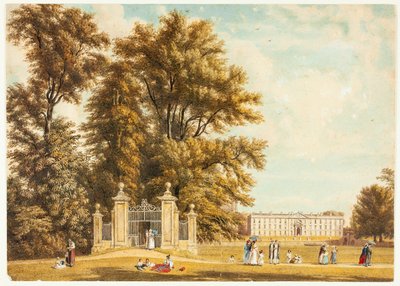 Sisäänkäynti Avenuelle Cambridgen Clare Hall Piecen kautta tekijältä William Westall
