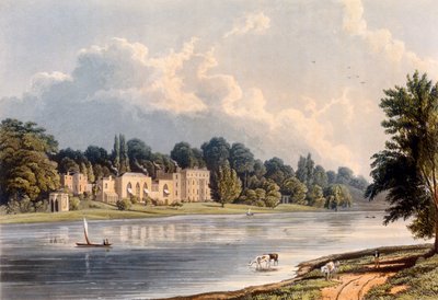 Paavin huvila Twickenhamissa, 1828 tekijältä William Westall
