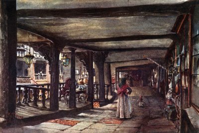 Chester, rivit (väri litho) tekijältä William Wiehe Collins