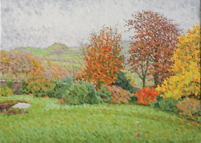 Syksyinen maisema, sade, 2007 (öljy kankaalle) tekijältä William Wilkins