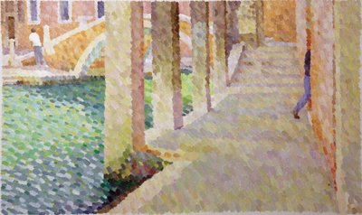 Sotoportego del Traghetto, 2011 (Öljy kankaalle) tekijältä William Wilkins