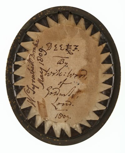 Kapteeni (myöhemmin everstiluutnantti) William Tyrwhitt-Drake (1785-1848), Royal Horse Guards, toukokuu 1809 (miniatyyri norsunluun päällä) tekijältä William Wood