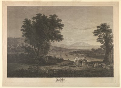 Jaakob ja Laban (Il Ponti) tekijältä William Woollett