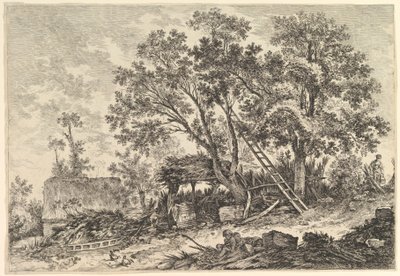 IIe. Vue de Fronville 2. Näkymä Fronvillestä, 1700-luku. tekijältä William Wynne Ryland