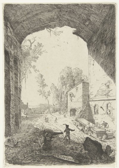 Majatalo Grotta della Ninfa Egeriassa tekijältä William Young Ottley
