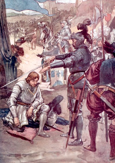 Kuningas Francis I ja Chevalier Bayard tekijältä William after Rainey
