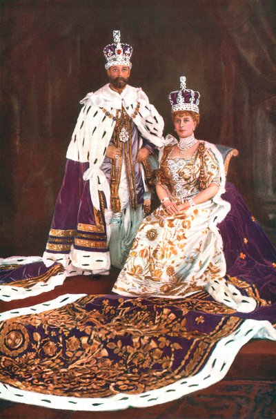 Kuningas Yrjö V ja kuningatar Mary, 1911 tekijältä William and Daniel Downey