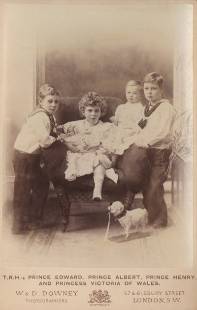 Prinssi Edward, prinssi Albert, prinssi Henry ja Walesin prinsessa Victoria tekijältä William and Daniel Downey