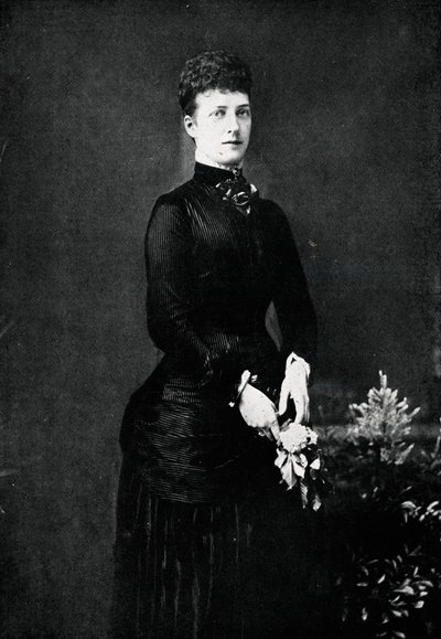 Kuningatar Alexandra hopeahäänsä vuonna 1888 1911 tekijältä William and Daniel Downey