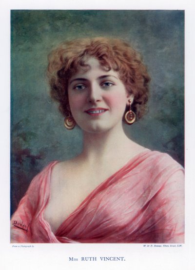 Ruth Vincent, näyttelijä ja laulaja, 1901. tekijältä William and Daniel Downey