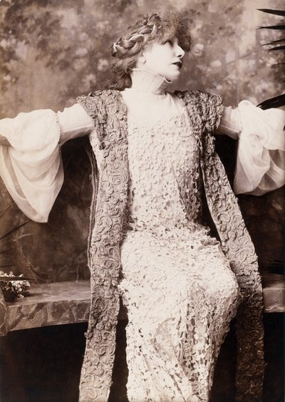 Sarah Bernhardt Francesca de Riminissä tekijältä William and Daniel Downey