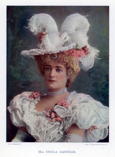 Stella Gastelle, näyttelijä, 1901. tekijältä William and Daniel Downey