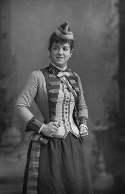 Zelie de Lussan 1861-1949, amerikkalainen mezzosopraano, 1893. tekijältä William and Daniel Downey