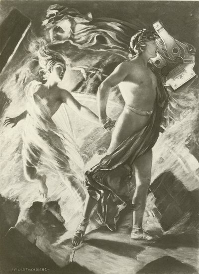 Orpheus ja Eurydice, IV näytös kohtaus i (syväpaino) tekijältä William de Leftwich Dodge