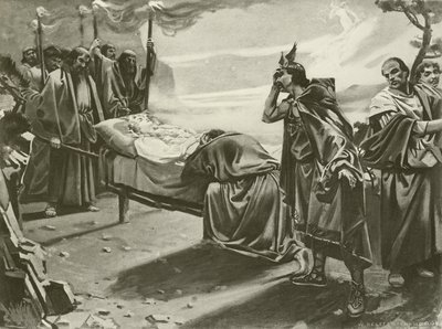 Tannhauser, III näytöksen viimeinen kohtaus (kaiverrus) tekijältä William de Leftwich Dodge