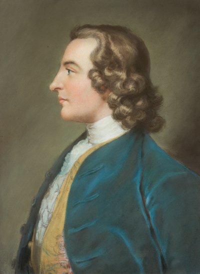 Muotokuva herrasmiehestä, mahdollisesti 1. Northumberlandin herttua (pastellipiirros) tekijältä William of Bath (circle of) Hoare
