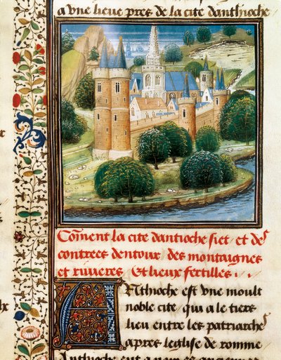 Ensimmäisen ristiretken miniatyyri, Tyroksen William (1130-1185) tekijältä William of Tyre (c.1130 85)