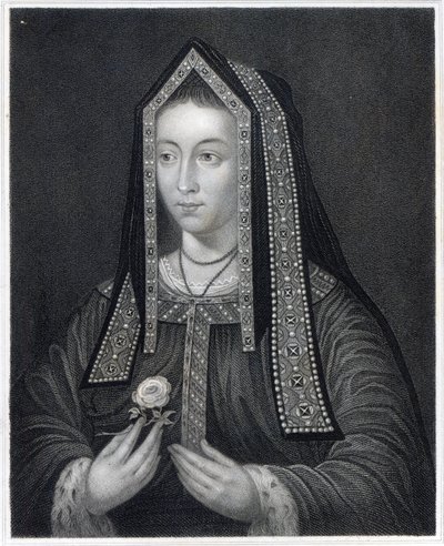 Elizabeth of Yorkin muotokuva tekijältä William the Younger Holl