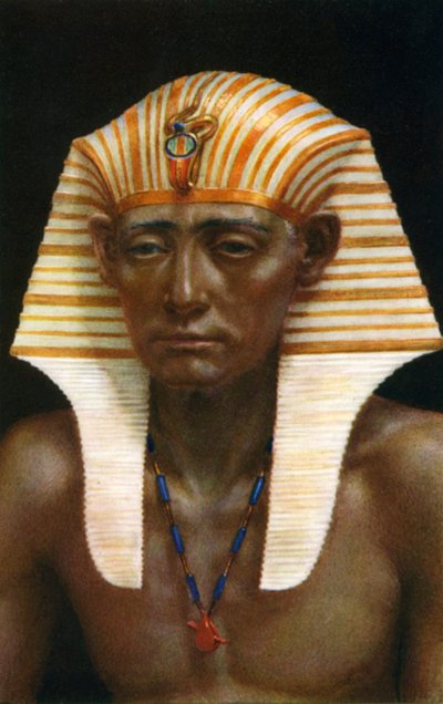 Amenemhat III, 12. dynastian muinainen egyptiläinen faarao, 1800-luvulla eKr. 1926. tekijältä Winifred Mabel Brunton