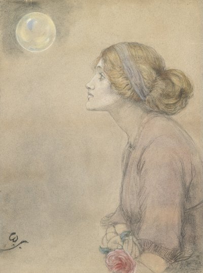 Gertrude Sandys (pastelli paperille) tekijältä Winifred Sandys
