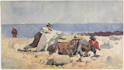 Clam-Bake, 1873. tekijältä Winslow Homer