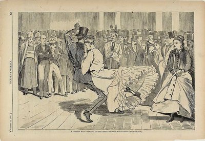 Pariisilainen tanssiaiset kasinolla tekijältä Winslow Homer