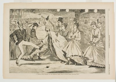 Pariisilainen tanssiainen Mabille-ravintolassa, Pariisi tekijältä Winslow Homer