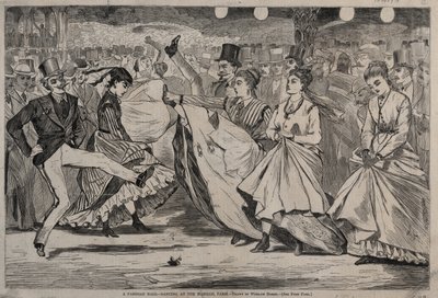 Pariisilainen tanssiaiset – Tanssia Mabille-klubilla, Pariisi tekijältä Winslow Homer