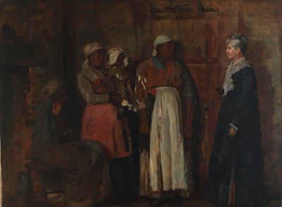Vanhan emännän vierailu tekijältä Winslow Homer